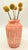 Rose Vintage Chiseled Marble Vase For Sale - Image 8 of 10