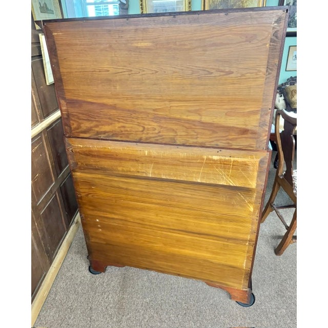 Mid 20th Century Kittinger Cw 1 Mahogany Slant Front Chippendale Style Secretary. Desk For Sale - Image 12 of 15