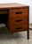 Wood 1960s Mid Century Modern Desk Executive 6 Drawer Walnut Solid Steelcase Wood Floating For Sale - Image 7 of 12