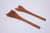 Set of Mid-Century Modern Teakwood Salad Tongs by Kalmar For Sale - Image 11 of 11