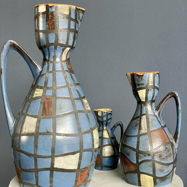 Mid-Century Modern Vintage Vases, Set of 3 For Sale - Image 3 of 10