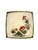 Traditional Asian Modern Bat Trang Vietnamese Ceramic Teapot, 6 Teacups & Dessert Tray With Striking Hand Painted Lotus Motif - Set of 8 For Sale - Image 3 of 17