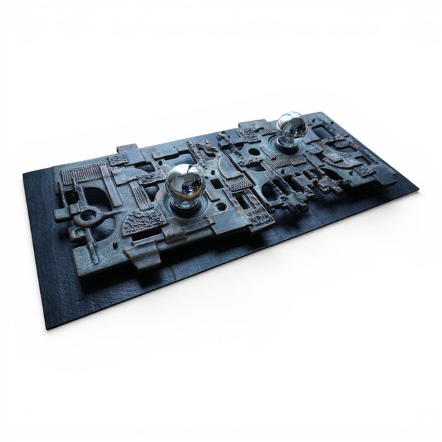 Mid-Century Modern Brutalist Wall Lamp from Brakelmann & Becker, 1970s For Sale - Image 3 of 15