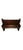 Farmhouse Antique Solid Oak Church Pew With Cushion For Sale - Image 3 of 7