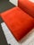 Cappellini Armless Red Slipcovered Chair + Pillow For Sale - Image 9 of 12