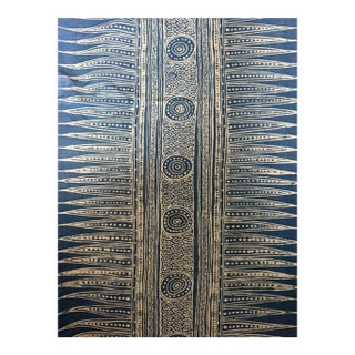 Lee Jofa Hollyhock/ Indian Zag 7 Yards Linen / Cotton Blend Fabric For Sale