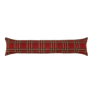 Red Tartan Draught Excluder - 90cm X 20cm (36"x9") For Sale