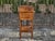 Midcentury English Walnut Side Table with Drawers and Turned Legs For Sale In Atlanta - Image 6 of 10