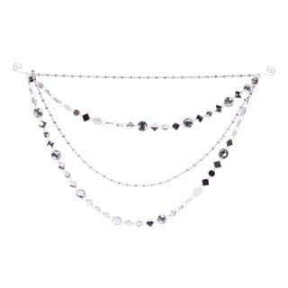 Jewel Bead and Chain Link Garland (Set of 2) For Sale