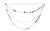 Jewel Bead and Chain Link Garland (Set of 2) For Sale