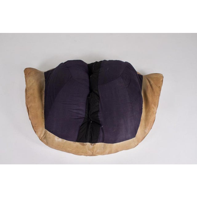 Swivel Armchair in Rattan and Leather from Gerard Van Den Berg, 1970s For Sale - Image 12 of 16