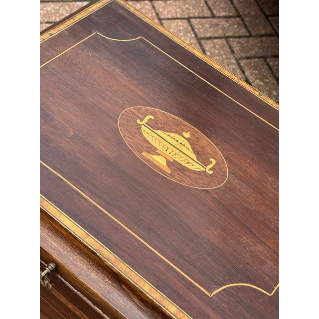 Inlaid Mahogany Wine Cellarette For Sale - Image 11 of 12