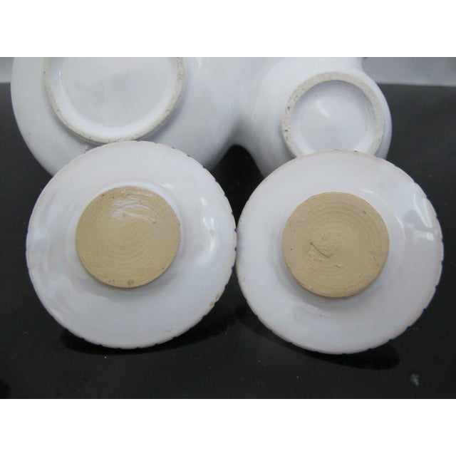 Spanish De La Cal Barreira Pottery Oil & Vinegar Cruet Condiment Serving Tray For Sale - Image 14 of 18