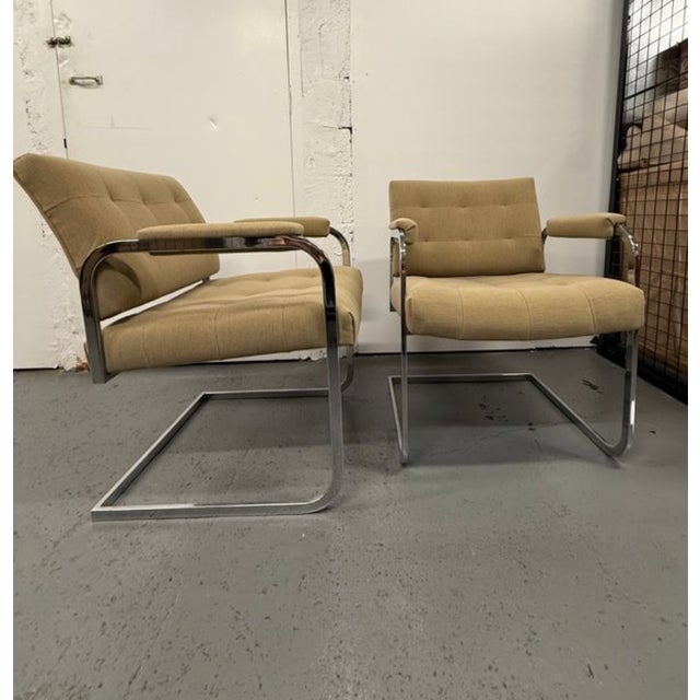 Bauhaus Pair of 1950s Bauhaus Style Chairs For Sale - Image 4 of 5