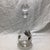 1970s Etched Silver Leaves Brandy/Port Decanter With 4 Ombré Brandy Glasses-Set of 5 For Sale - Image 5 of 12