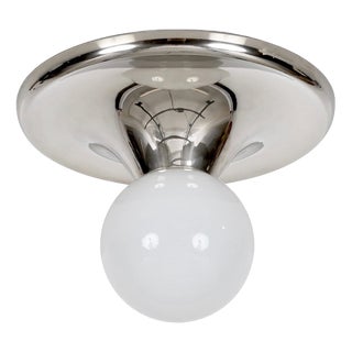 Large Chrome Light Ball Wall or Ceiling Lamp by Castiglioni for Flos, Italy, 1965 For Sale