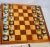 Brown Indian Silver Enamel Mahogany Chess Set For Sale - Image 8 of 11