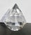Vintage late 20th Tiffany giant diamond crystal paperweight. Sparkly and fun giant diamond to amuse you during the longest...