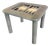 Goatskin and Suede Flip Top Game Table, Karl Springer, 1970's For Sale
