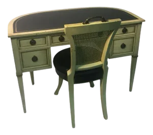 Hollywood Regency Desk and Chair