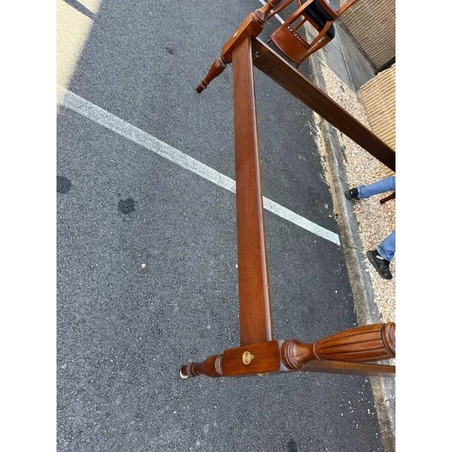 Georgian Style Carved Queen Size Poster Bed by White Furniture For Sale - Image 18 of 18