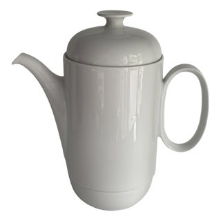 Duo Weiß Coffee Pot by Ambrogio Pozzi for Rosenthal, Germany, 1991 For Sale