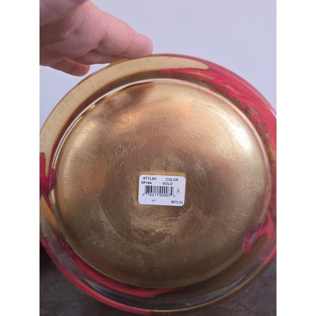 Scott Potter Gilded Decoupage Apothecary Jar For Sale In New York - Image 6 of 9