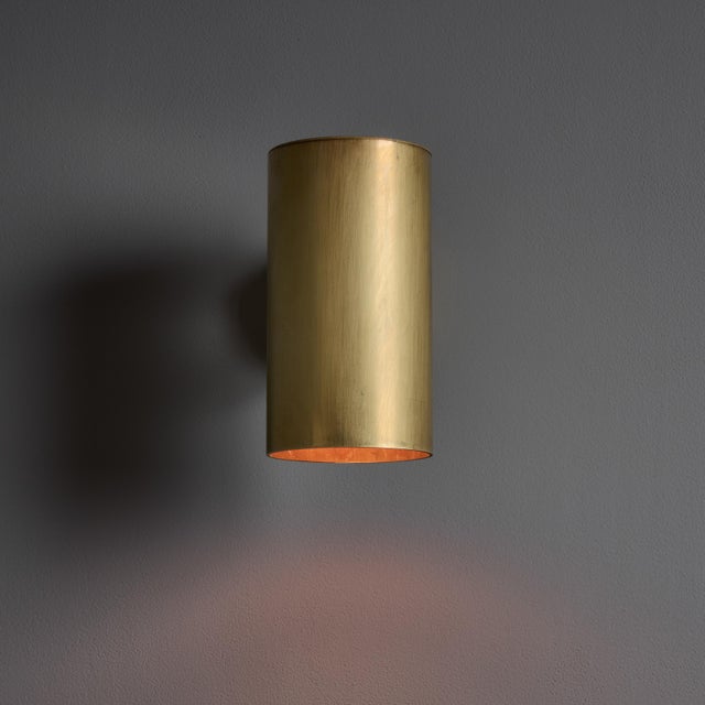 Hans-Agne Jakobsson C 627/110 'Rulle' Raw Brass Outdoor Sconce For Sale - Image 9 of 17