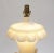 1950s Large Alabaster Leaf Urn Table Lamp, Lit From Within For Sale - Image 4 of 11