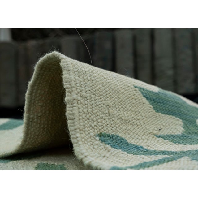 Textile Turkish Kilim Oriental Handmade Flatweave 2'11" x 4'5" #18159 For Sale - Image 7 of 8