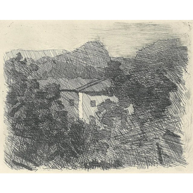 Giorgio Morandi, Landscape in Roffeno, 1957, Lithograph For Sale - Image 3 of 7