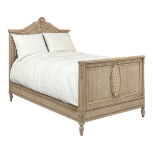 Antique Country French Louis XVI Stripped 3/4 Bed