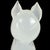 Mid-Century Modern Vintage Seguso Murano 1950s Opalescent Alabastro White Italian Art Glass Mid Century Cat Kitten Sculpture For Sale - Image 3 of 10