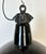 Mid-Century Modern Industrial Black Enamel Factory Lamp with Cast Iron Top from Elektrosvit, 1950s For Sale - Image 3 of 16