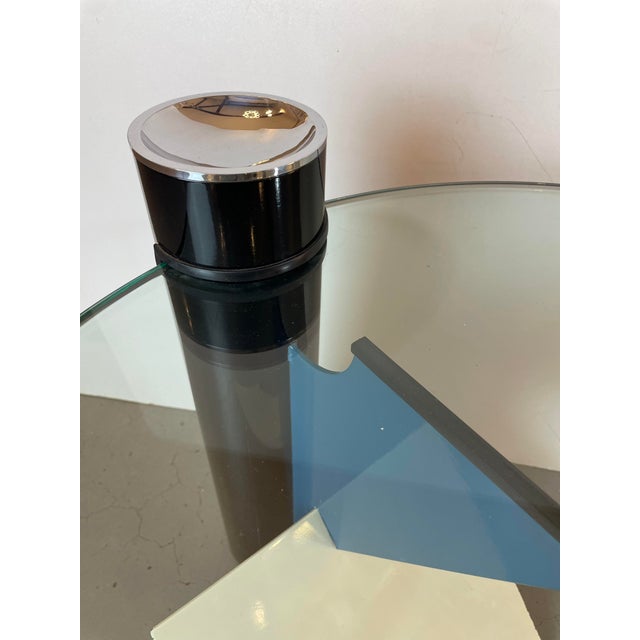 Postmodern Side Table by Peter Shire for Saporiti, 1980s For Sale - Image 6 of 18