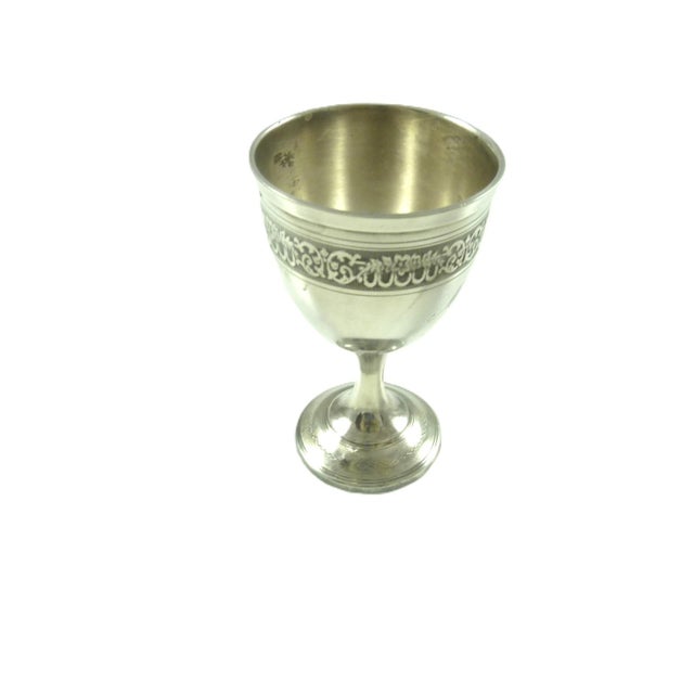 Antique French Sterling Silver Egg Cup & Spoon Set | Boxed Set | C 1900 For Sale - Image 6 of 12