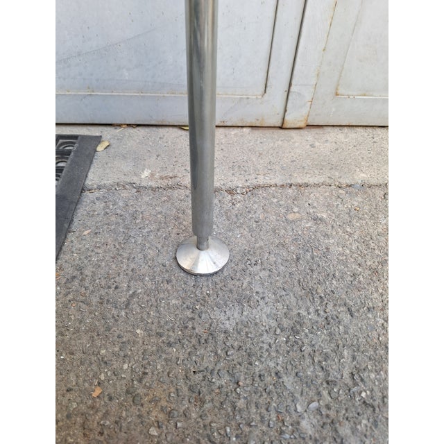 Floor-to-Ceiling Coat Stand in Chromed Brass with Adjustable Knobs from Fedele Papagni, 1990s For Sale - Image 10 of 14