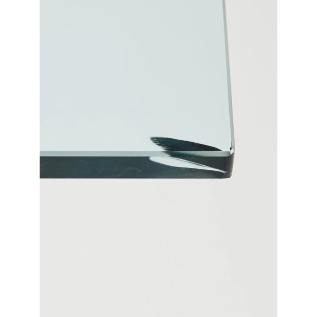 Chrome The Pierre Cardin Glass and Metal Dining Table For Sale - Image 8 of 10