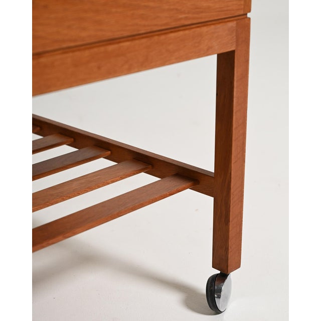 Vintage Danish Teak Trolley, 1960s For Sale - Image 6 of 9