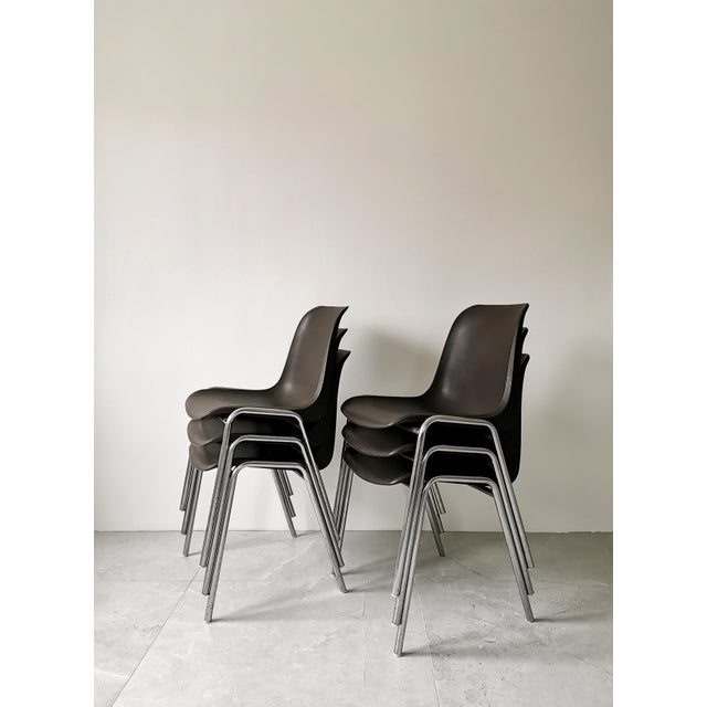Model Europa Chair by Helmut Starke, 1974, Set of 6 For Sale - Image 17 of 18