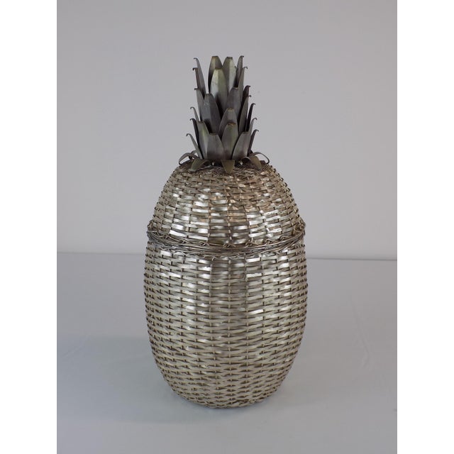 Silver Vintage Pineapple Ice Bucket, 1970s For Sale - Image 8 of 8