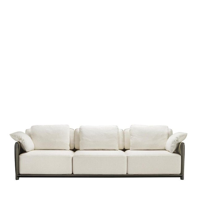 Not Yet Made - Made To Order Dodo White Three-Seater Sofa by Stefano Giovannoni For Sale - Image 5 of 5