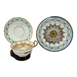 3 Pc, Martha Washington "States" Place Service - Tiffany & Co Retailer For Sale