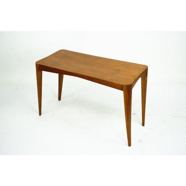 1950s Mid-Century Modern Italian Wooden Coffee Table by Paolo Buffa, 1950s For Sale - Image 5 of 13