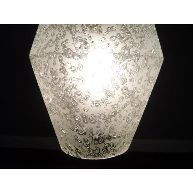 Mid-Century Glass Pendant Lamp, 1960s For Sale - Image 9 of 10