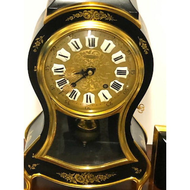 Antique Wall Clock with Key from Zenith Neuenburg, 1920s For Sale - Image 9 of 10
