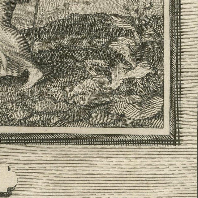 Pieter Mortier, Ruth and Naomi and Boaz Takes Ruth as His Wife, 1700, Engraving For Sale - Image 4 of 12