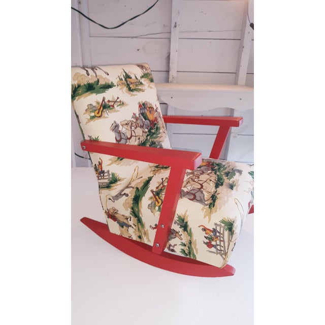 1950s Vintage Child's Rocking Chair Chairish