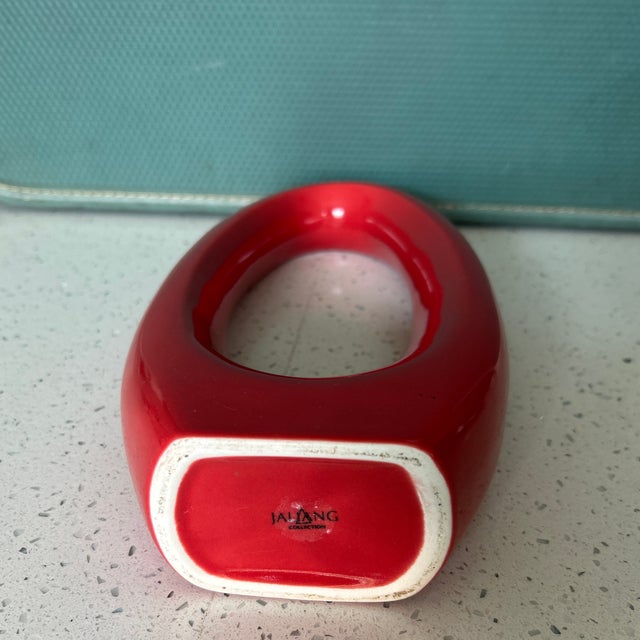 Vintage Jaliang Asymmetrical Base Vase For Sale In Dallas - Image 6 of 10