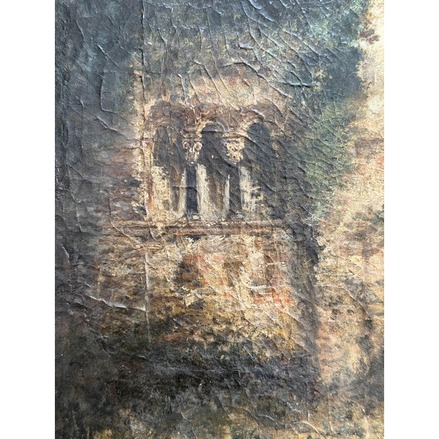 Anonimo, View of Mudejar Architecture in Granada, 1880, Oil on Canvas For Sale - Image 9 of 14